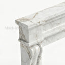 Marble fireplace for sale in Calacatta Monet - Image 8