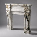 Marble fireplace for sale in Calacatta Monet - Image 7