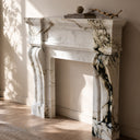 Marble fireplace for sale in Calacatta Monet - Image 4
