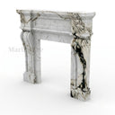 Marble fireplace for sale in Calacatta Monet - Image 1