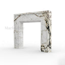 Marble mantelpiece in Calacatta Monet - Image 4