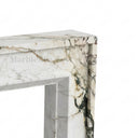 Marble mantelpiece in Calacatta Monet - Image 3