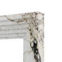 White Marble fireplace in Calacatta Monet - Image 4