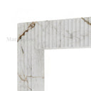 Marble fireplace for sale in Calacatta Monet - Image 7