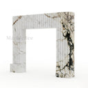 Marble fireplace for sale in Calacatta Monet - Image 1