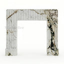 Marble fireplace for sale in Calacatta Monet - Image 5