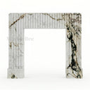 Marble fireplace for sale in Calacatta Monet - Image 5