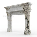 Marble fireplace for sale in Calacatta Monet - Image 4