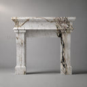 Marble fireplace for sale in Calacatta Monet - Image 3