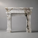 Marble fireplace for sale in Calacatta Monet - Image 3