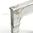 Marble mantelpiece in Calacatta Monet - Image 4