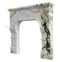 Marble mantelpiece in Calacatta Monet - Image 1