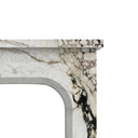 White Marble fireplace in Calacatta Monet - Image 5