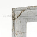Marble fireplace for sale in Calacatta Monet - Image 3