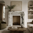 Marble fireplace for sale in Calacatta Monet - Image 2