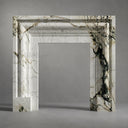 Marble fireplace for sale in Calacatta Monet - Image 5