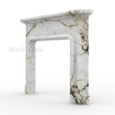 Marble fireplace for sale in Calacatta Monet - Image 4