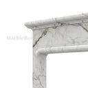 Marble fireplace for sale in Calacatta Monet - Image 3
