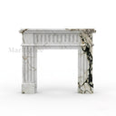 Marble mantelpiece in Calacatta Monet - Image 1
