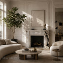 Marble mantelpiece in Calacatta Monet - Image 7