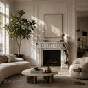 Marble mantelpiece in Calacatta Monet - Image 7