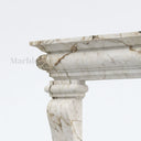 Marble fireplace for sale in Calacatta Monet - Image 5