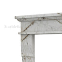 Marble fireplace for sale in Calacatta Monet - Image 6