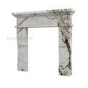 Marble fireplace for sale in Calacatta Monet - Image 3