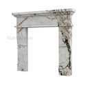 Marble fireplace for sale in Calacatta Monet - Image 3