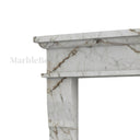 Marble fireplace for sale in Calacatta Monet - Image 6