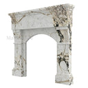 Marble mantelpiece in Calacatta Monet - Image 4