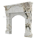 Marble mantelpiece in Calacatta Monet - Image 4
