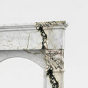 Marble mantelpiece in Calacatta Monet - Image 6