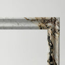 Marble fireplace hearth in Calacatta Monet - Image 3