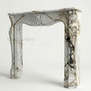 Marble fireplace for sale in Calacatta Monet - Image 6