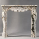 Marble fireplace for sale in Calacatta Monet - Image 7