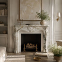 Marble fireplace for sale in Calacatta Monet - Image 2