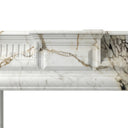Marble fireplace for sale in Calacatta Monet - Image 3