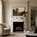 Marble fireplace for sale in Calacatta Monet - Image 5