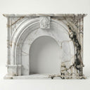 Marble mantelpiece in Calacatta Monet - Image 1