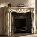 Marble fireplace for sale in Calacatta Monet - Image 5