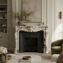 Marble fireplace for sale in Calacatta Monet - Image 2