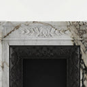 French Marble fireplace in Calacatta Monet - Image 3