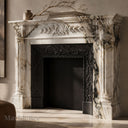 French Marble fireplace in Calacatta Monet - Image 6