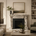 French Marble fireplace in Calacatta Monet - Image 2