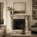 French Marble fireplace in Calacatta Monet - Image 2