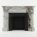 French Marble fireplace in Calacatta Monet - Image 1