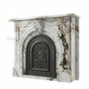 victorian marble fireplace in Calacatta Monet - Image 1