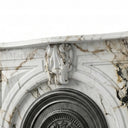 victorian marble fireplace in Calacatta Monet - Image 3