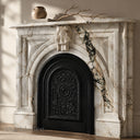 victorian marble fireplace in Calacatta Monet - Image 5